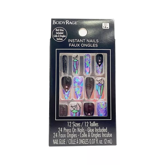 Stained Glass Stiletto Press On Nails at Spencer's