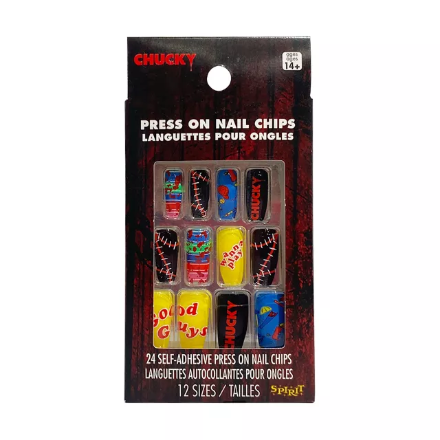 Chucky Press-On Nail Chips at Spencer's
