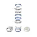 Multi-Pack Butterfly Heart Rings - 9 Pack at Spencer's