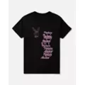 Playboy Bunny Wavy T Shirt at Spencer's