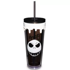 Jack Skellington Bone Daddy Cup with Straw 26 oz. - The Nightmare Before Christmas at Spencer's
