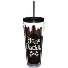 Jack Skellington Bone Daddy Cup with Straw 26 oz. - The Nightmare Before Christmas at Spencer's