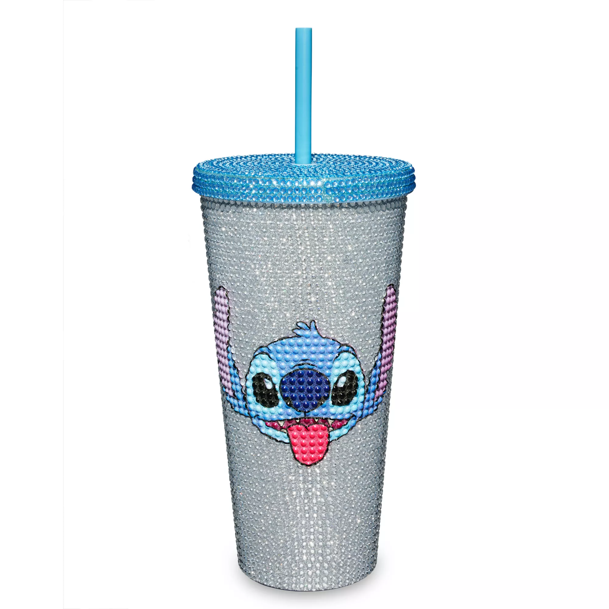 Rhinestone Stitch Cup with Straw 20 oz. - Lilo & Stitch at Spencer's