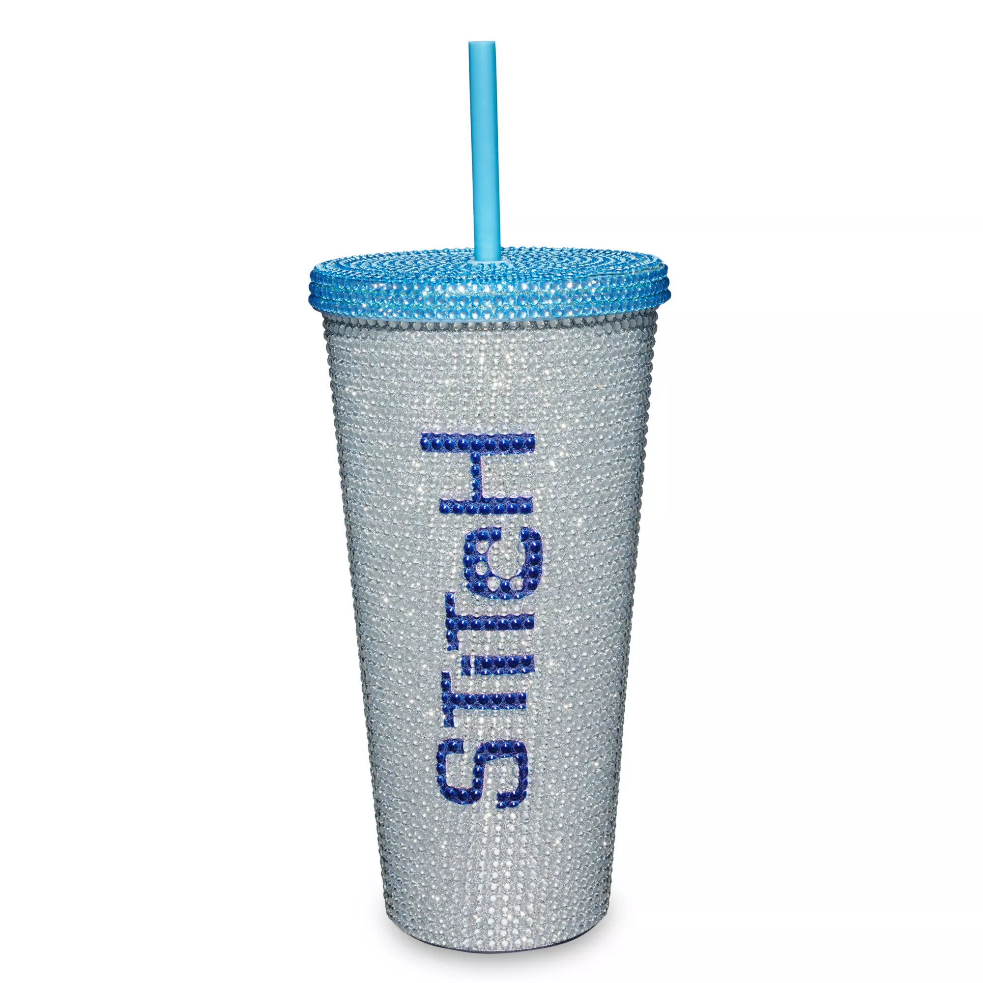 Rhinestone Stitch Cup with Straw 20 oz. - Lilo & Stitch at Spencer's