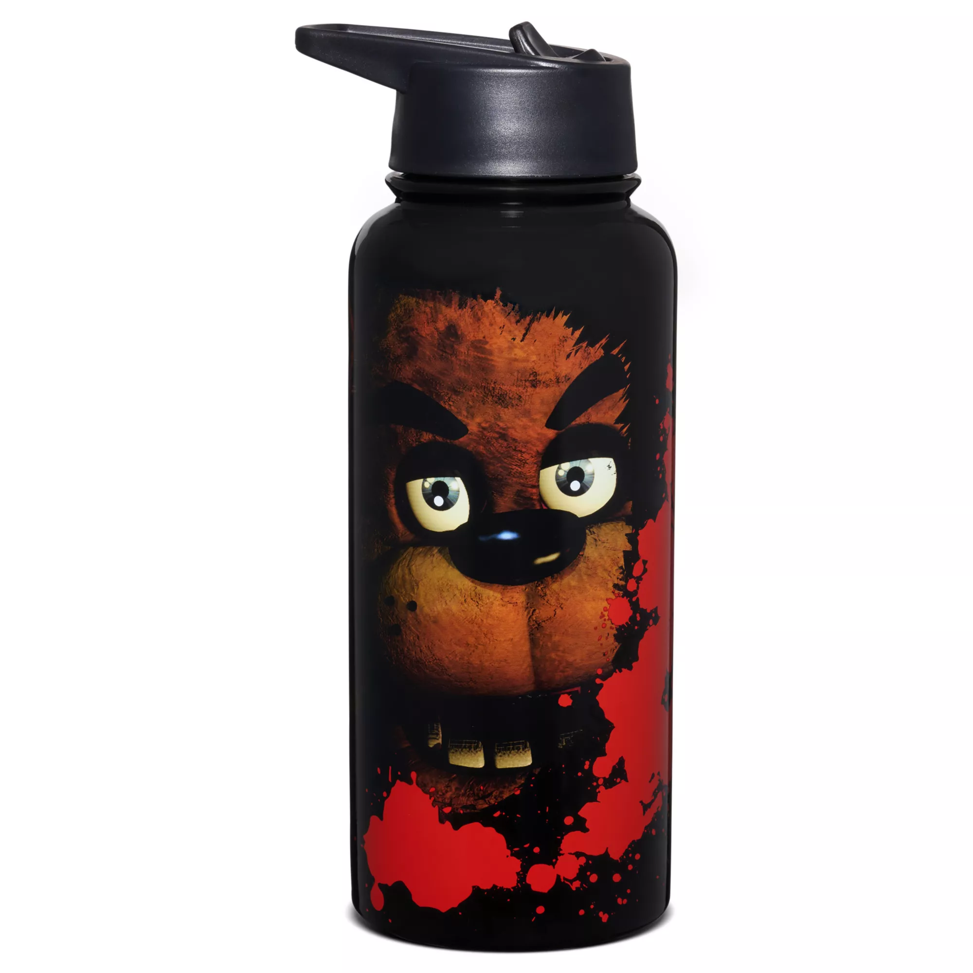 Freddy Fazbear Water Bottle with Straw - 34 oz.