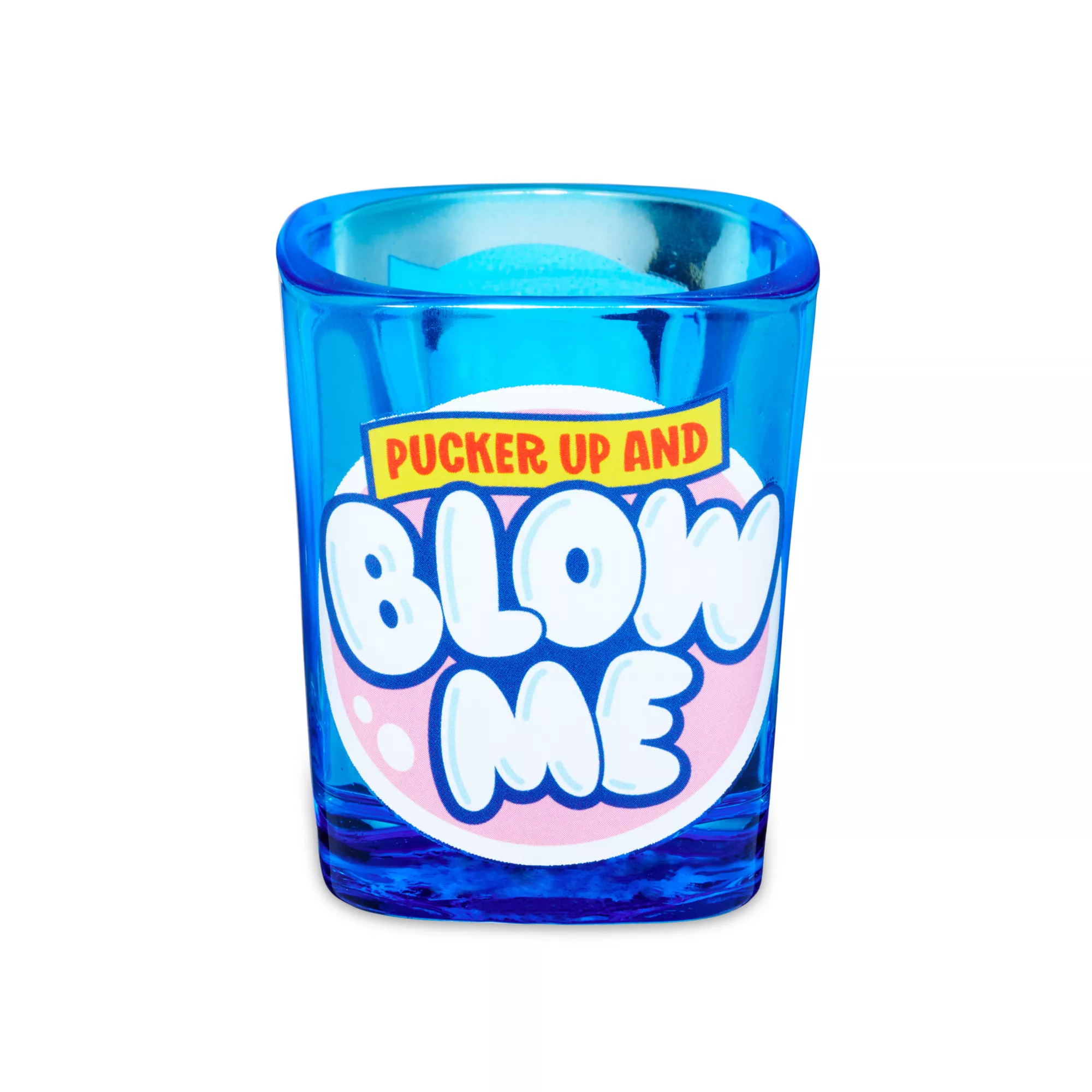 Pucker Up and Blow Me Square Shot Glass - 1.5 oz. at Spencer's