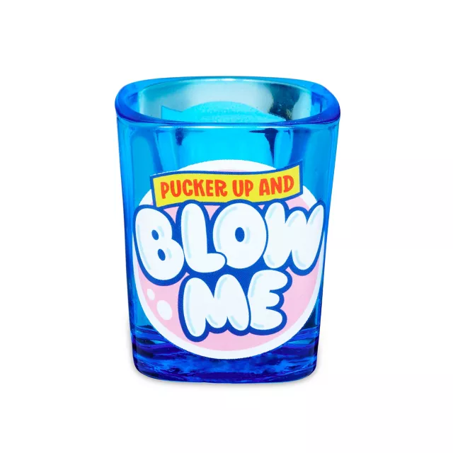 Pucker Up and Blow Me Square Shot Glass - 1.5 oz. at Spencer's