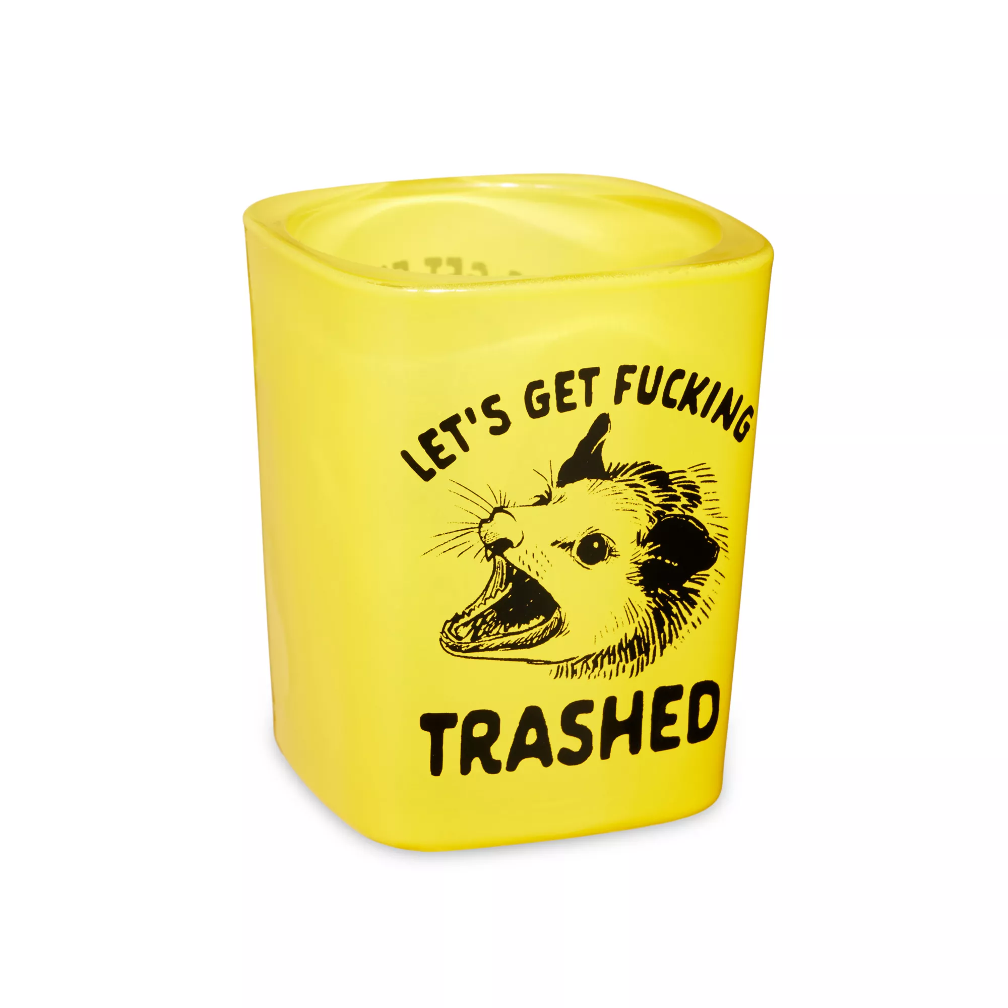 Let's Get Trashed Square Shot Glass - 1.5 oz. at Spencer's