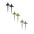 Multi-Pack Sword Stud Earrings - 3 Pair at Spencer's