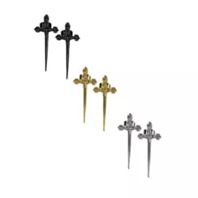 Multi-Pack Sword Stud Earrings - 3 Pair at Spencer's