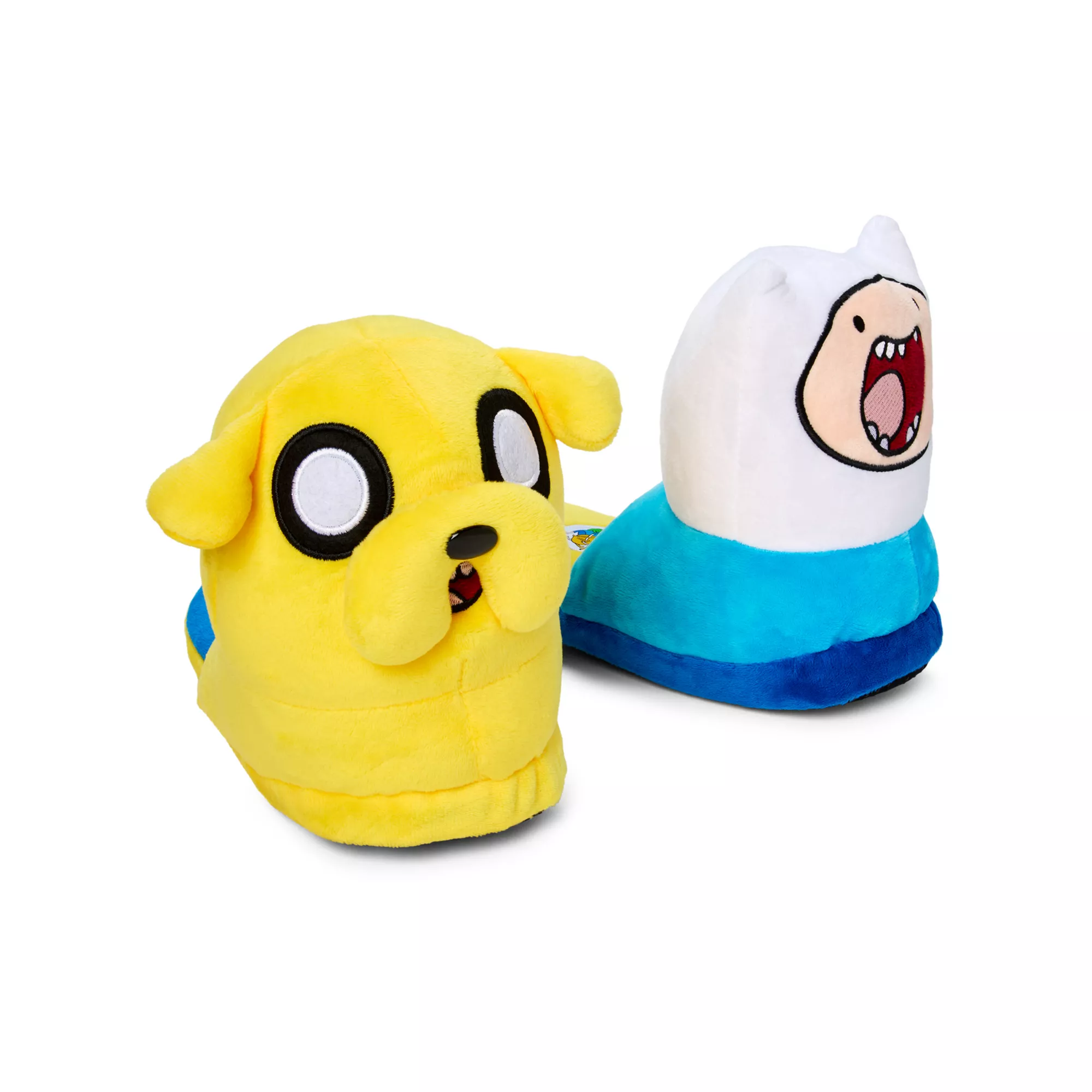 Finn and Jake Plush Slippers - Adventure Time at Spencer's