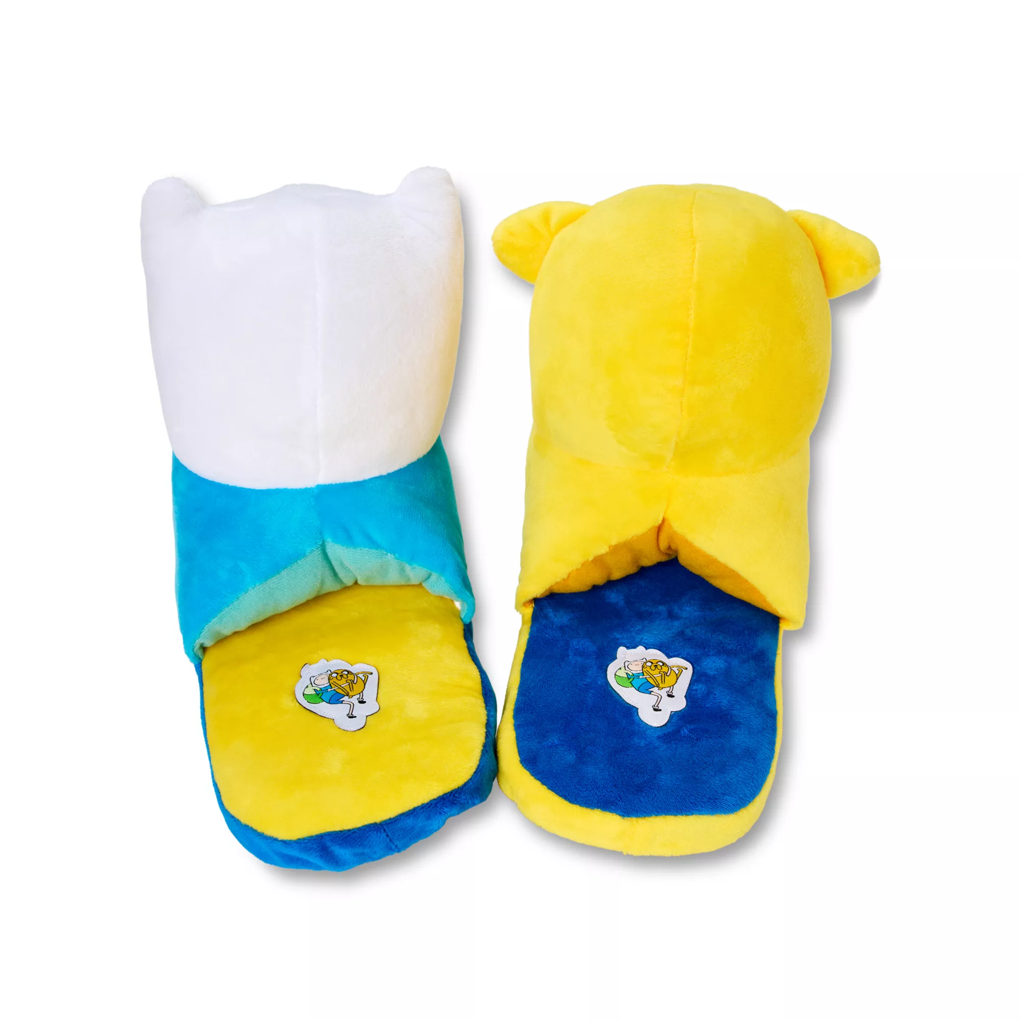 Finn and Jake Plush Slippers - Adventure Time at Spencer's