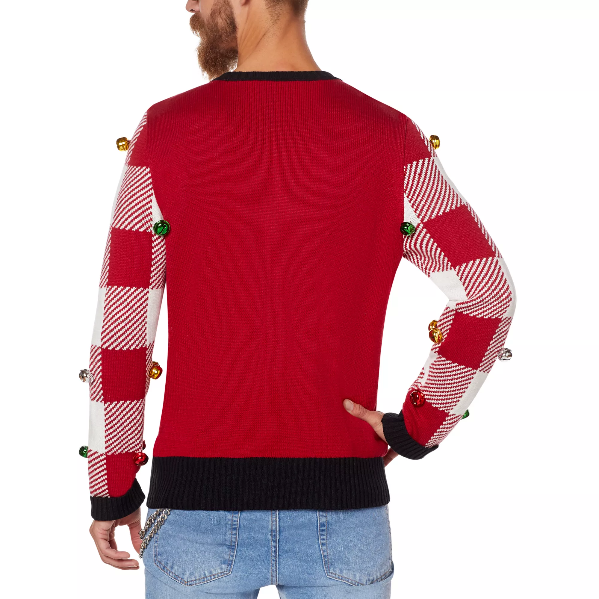 Light-Up Where My Hos At Ugly Christmas Sweater