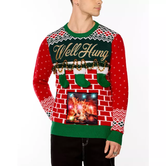 Hung christmas sweater best sale