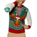 Light-Up Horny and Lit Moose Ugly Christmas Sweater at Spencer's