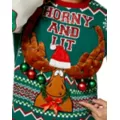 Light-Up Horny and Lit Moose Ugly Christmas Sweater at Spencer's