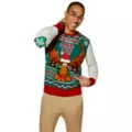 Light-Up Horny and Lit Moose Ugly Christmas Sweater at Spencer's