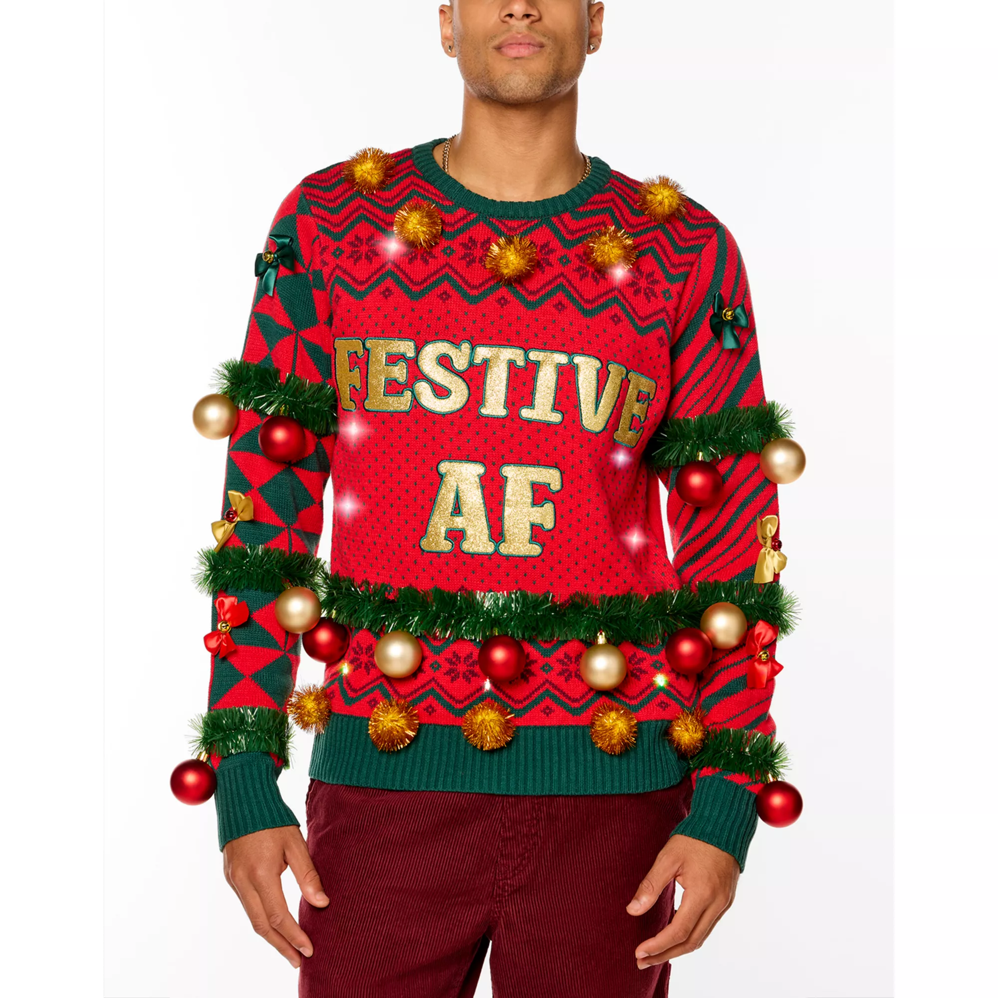 Light-Up Festive AF Christmas Sweater
