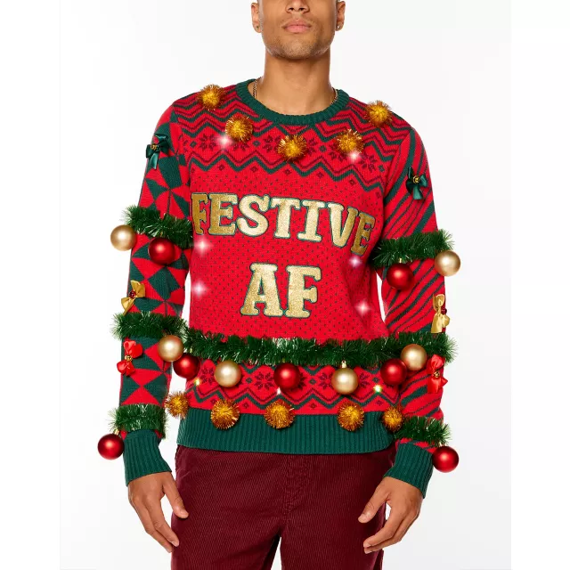 Light Up Festive AF Christmas Sweater