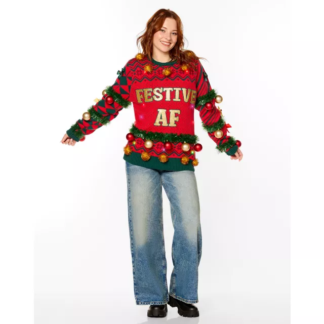 Light-Up Festive AF Christmas Sweater