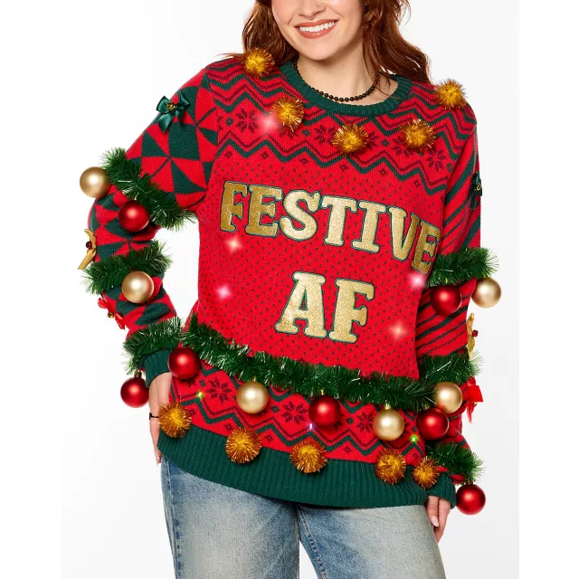 Light-Up Festive AF Christmas Sweater