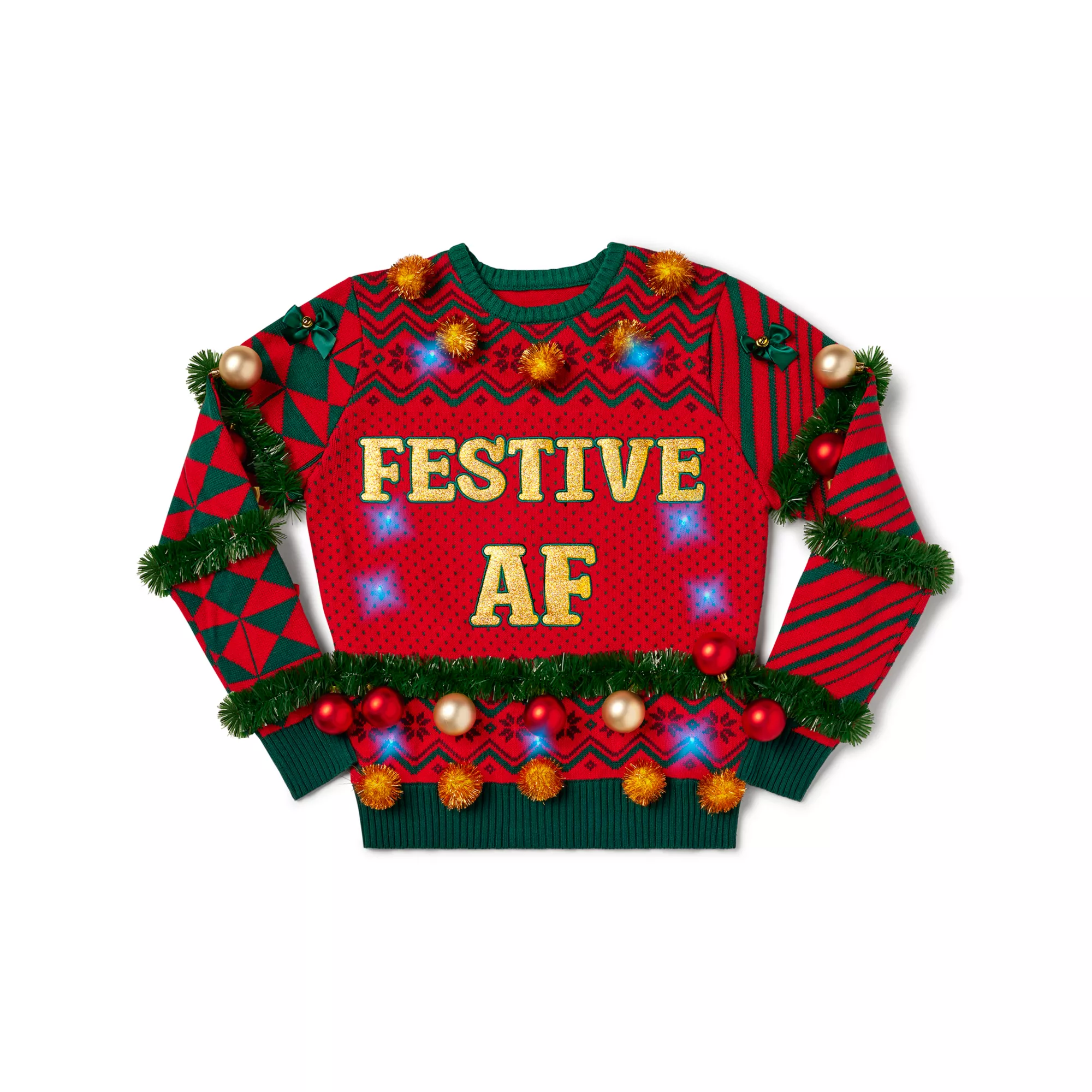 Light-Up Festive AF Christmas Sweater