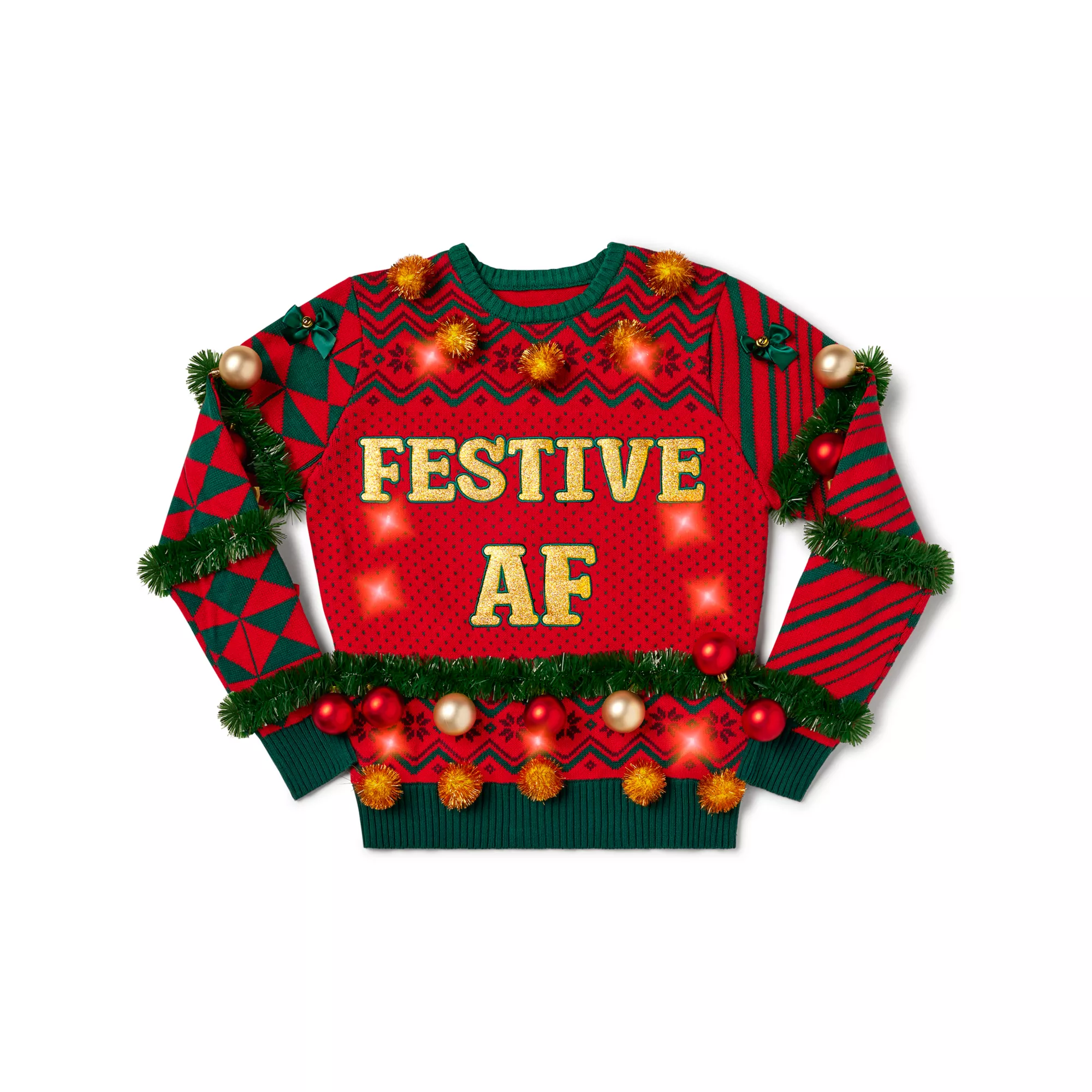 Light-Up Festive AF Christmas Sweater