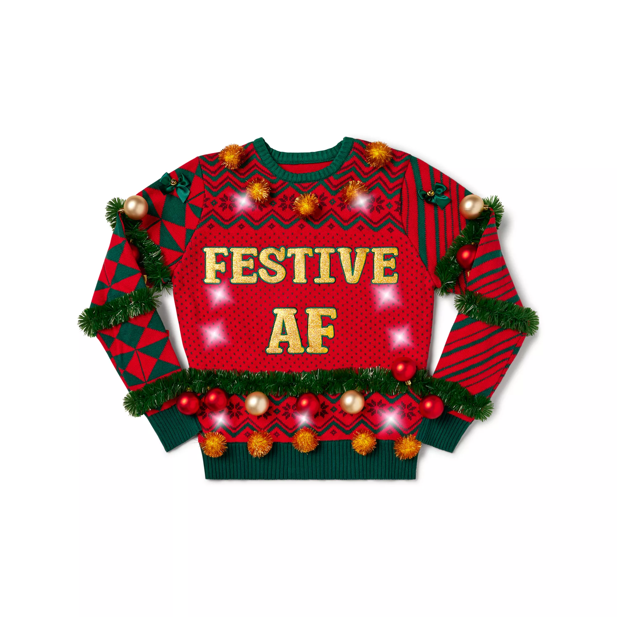 Light-Up Festive AF Christmas Sweater