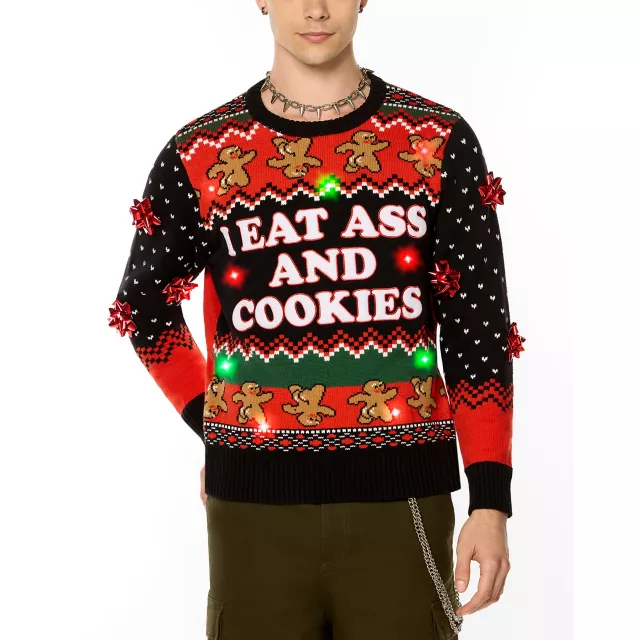 Light Up I Eat Ass ands Christmas Sweater Danny Duncan