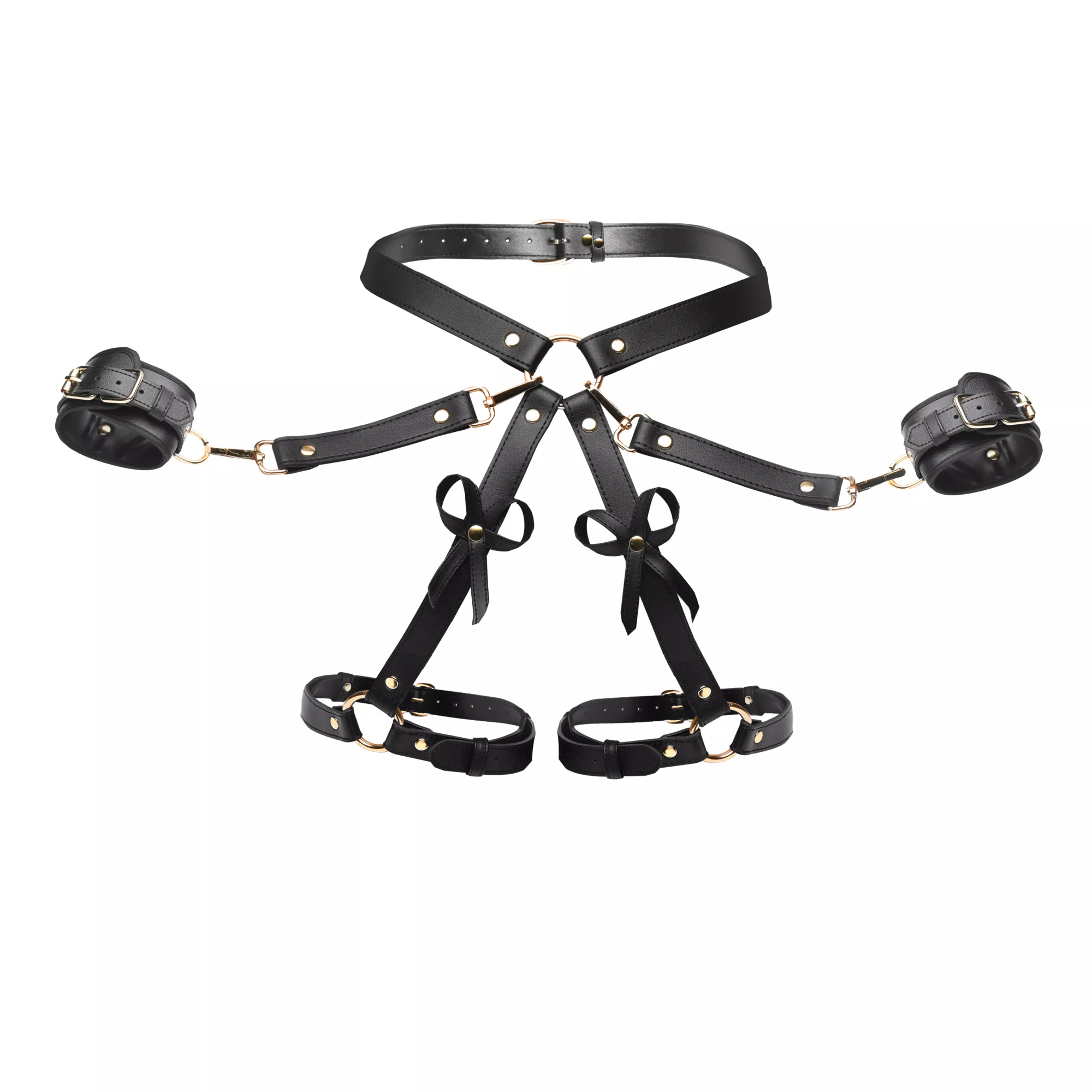Bondage Harness with Bows at Spencer's