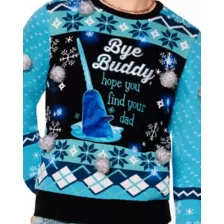 Light-Up Blue Narwhal Christmas Sweater - Elf at Spencer's