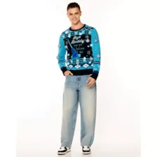 Light-Up Blue Narwhal Christmas Sweater - Elf at Spencer's