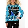 Light-Up Blue Narwhal Christmas Sweater - Elf at Spencer's