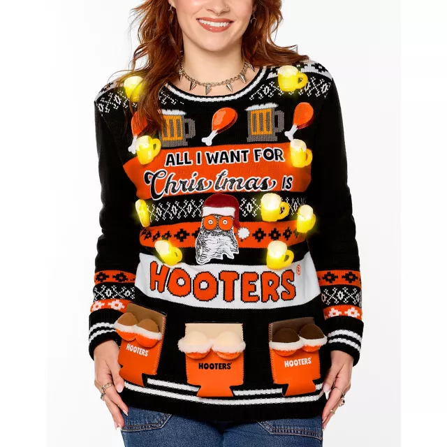 Hooters sweater sale