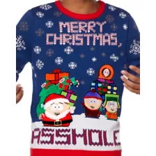 Light-Up Merry Christmas Asshole Christmas Sweater - South Park at Spencer's