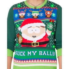 Light-Up Suck My Balls Christmas Sweater - South Park at Spencer's