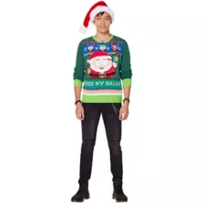 Light-Up Suck My Balls Christmas Sweater - South Park at Spencer's