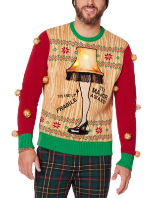 Leg lamp christmas sweater hot sale