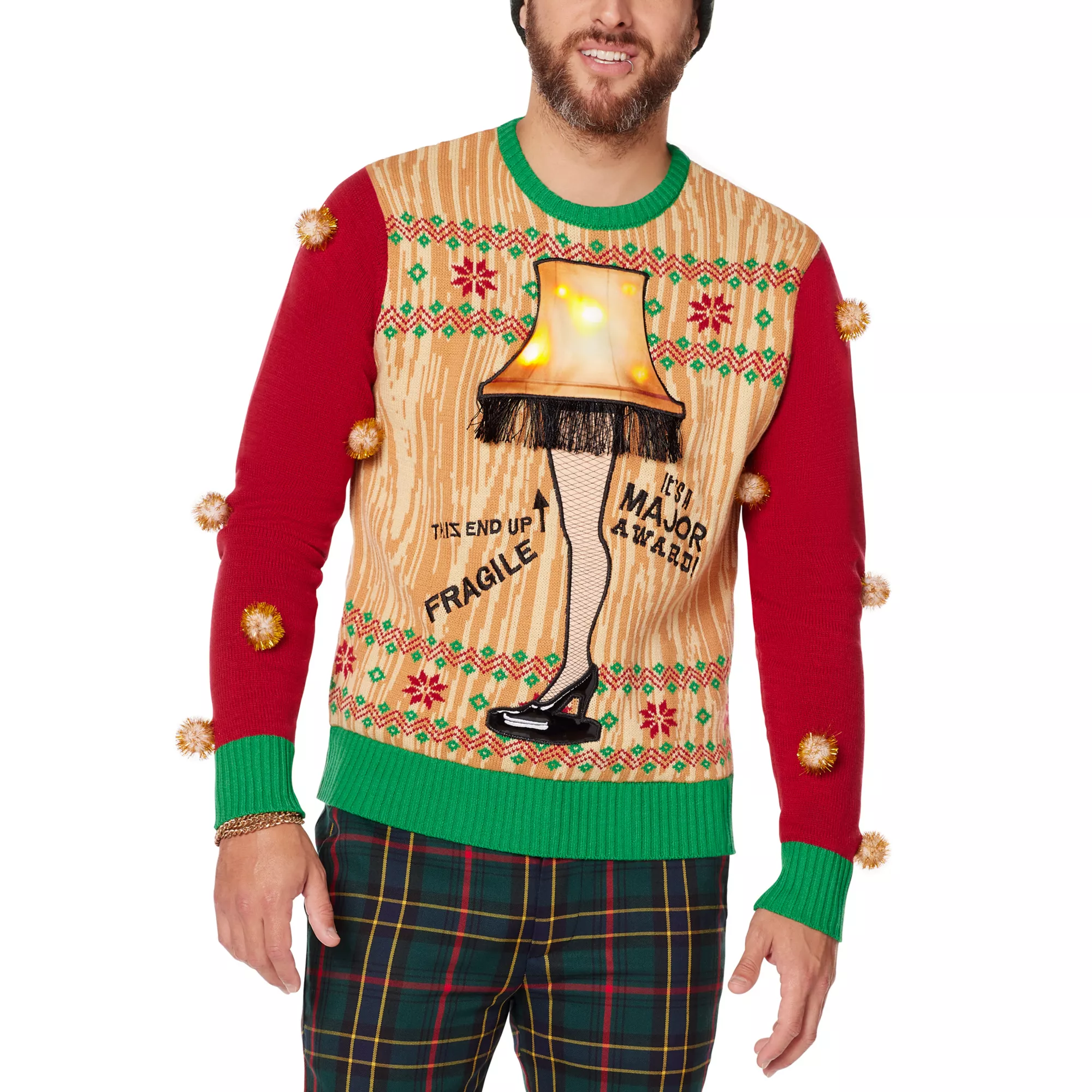 Light-Up Leg Lamp Christmas Sweater - A Story
