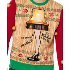 Light-Up Leg Lamp Christmas Sweater - A Christmas Story at Spencer's