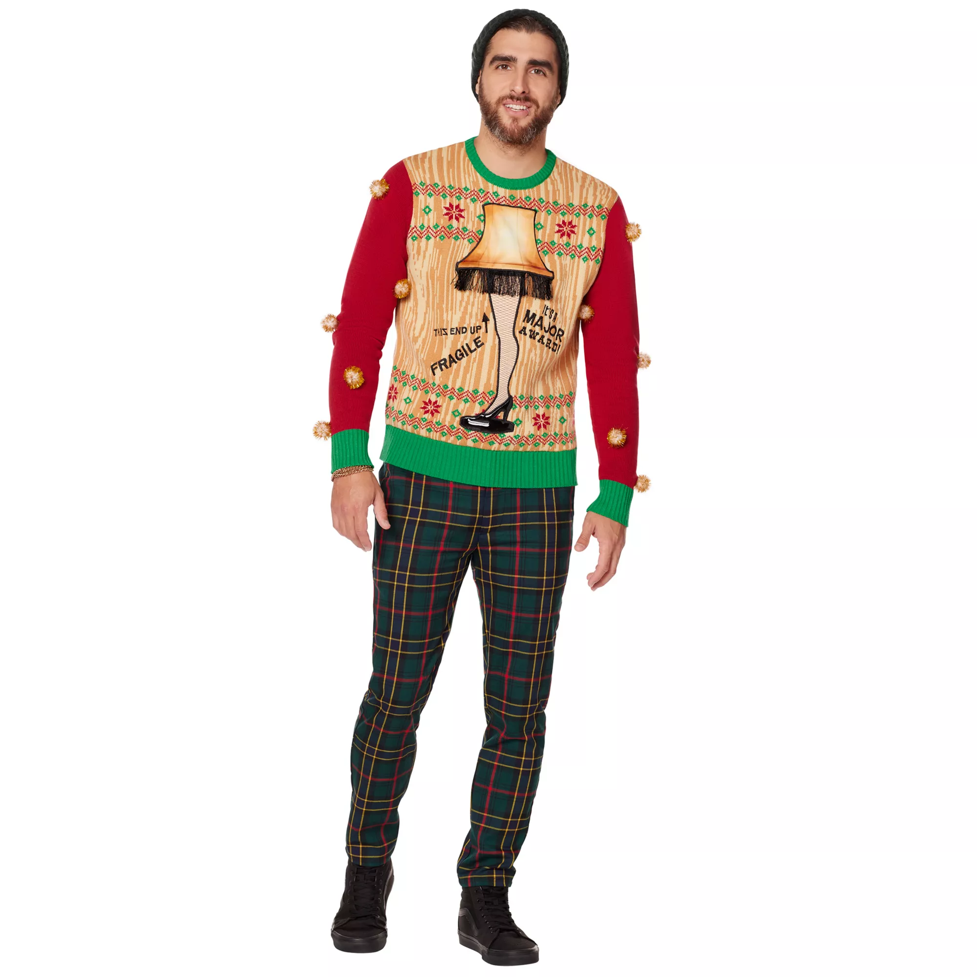 Light-Up Leg Lamp Christmas Sweater - A Story