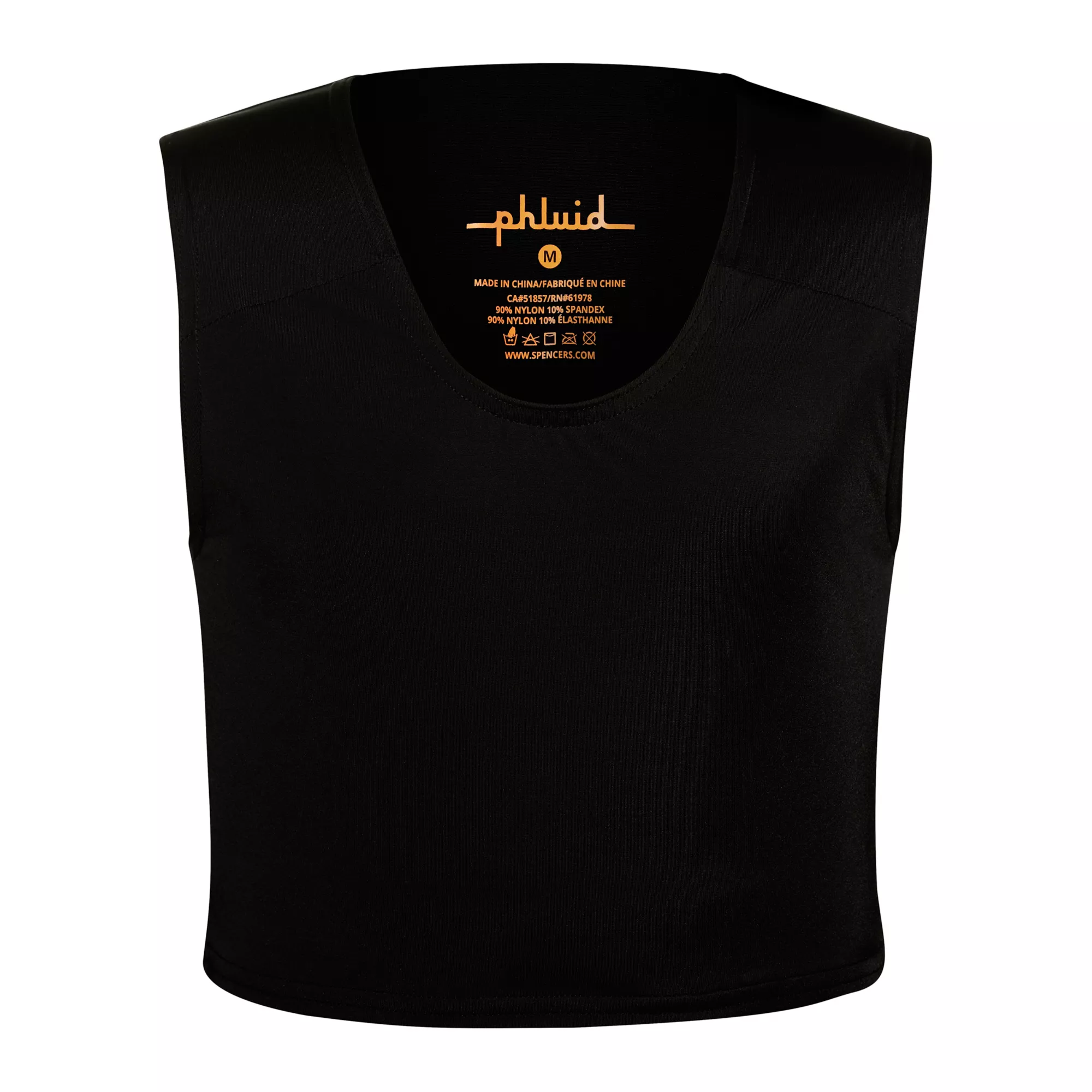 Phluid Black Genderfluid Chest Compression Binder