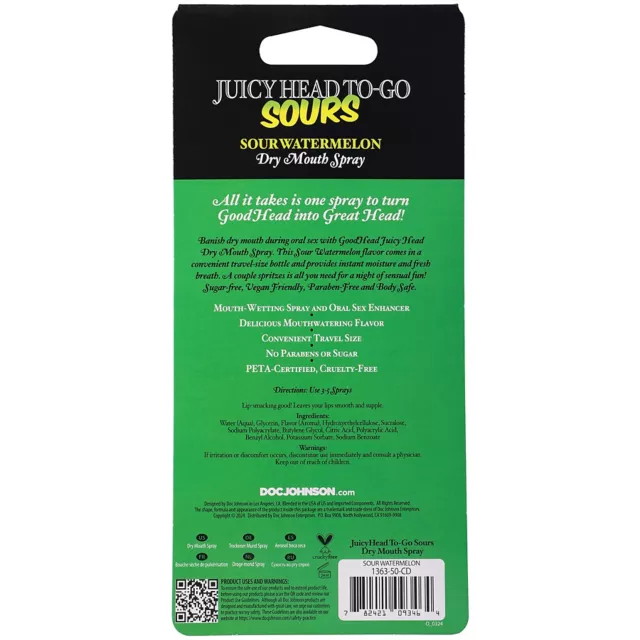 Goodhead Juicy Head Sour Watermelon Dry Mouth Spray To-Go at Spencer's