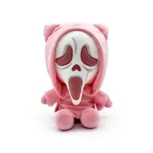 Pink Ghost Face Plush at Spencer's