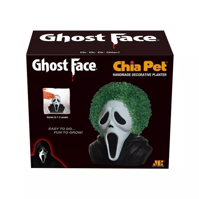 Ghost Face Chia Pet at Spirit Halloween