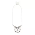 Skull Wings Dangle Necklace at Spencer's