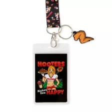 Hooters Football and Wings Lanyard at Spencer's