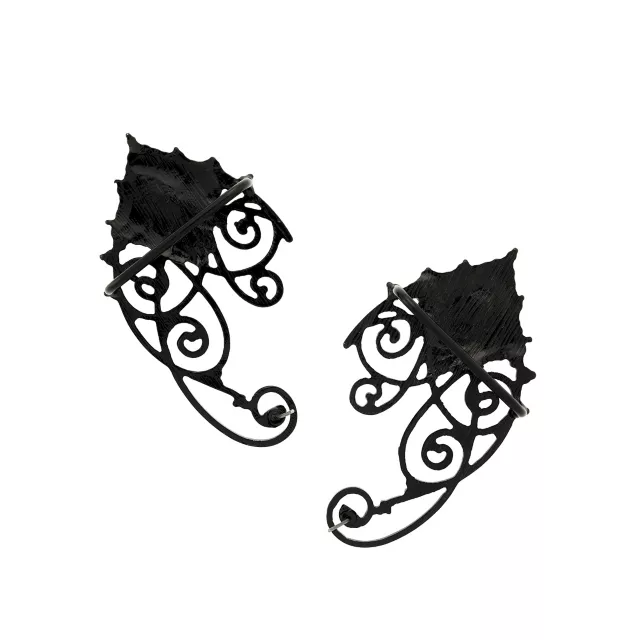 Black Lace Ear Cuff at Spencer's