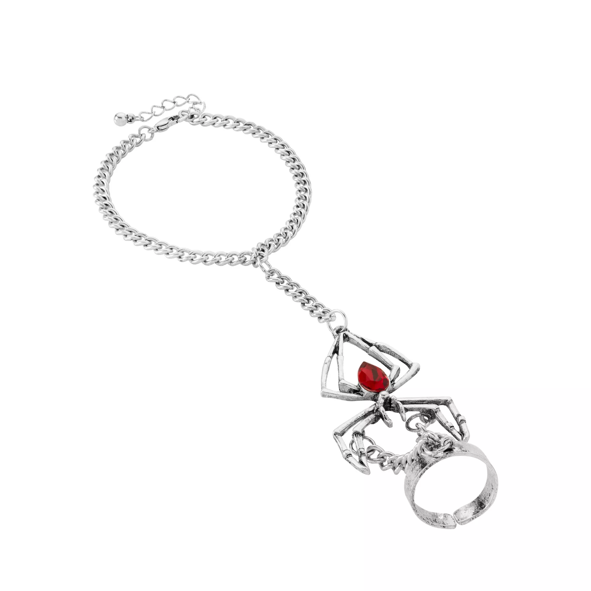 Red Spider Hand Bracelet at Spencer's