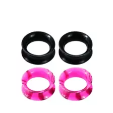 Multi-Pack Pink and Black Swirl Tunnels - 4 Pair at Spencer's